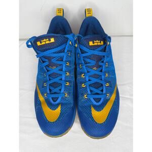 Nike LeBron 12 Low “Entourage” Blue/Yellow Sneakers Size Men’s 11.5